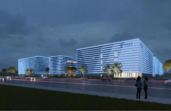 The Main Body of China Telecom Zhengzhou Airport Data Center is Topped Out with 6000 racks in the First Phase.
