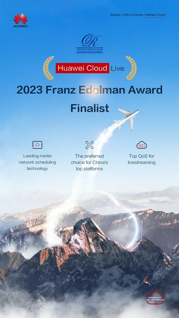 Huawei Cloud Becomes a Franz Edelman Award Finalist