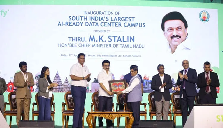 Hon’ble chief minister of Tamil Nadu Thiru M. K. stalin inaugurates south India’s largest AI-ready data center campus by Sify