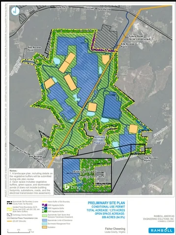 AWS proposes 7.2m sq ft data center campus in Louisa County, Virginia