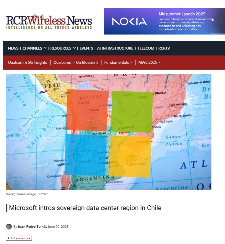 Microsoft intros sovereign data center region in Chile