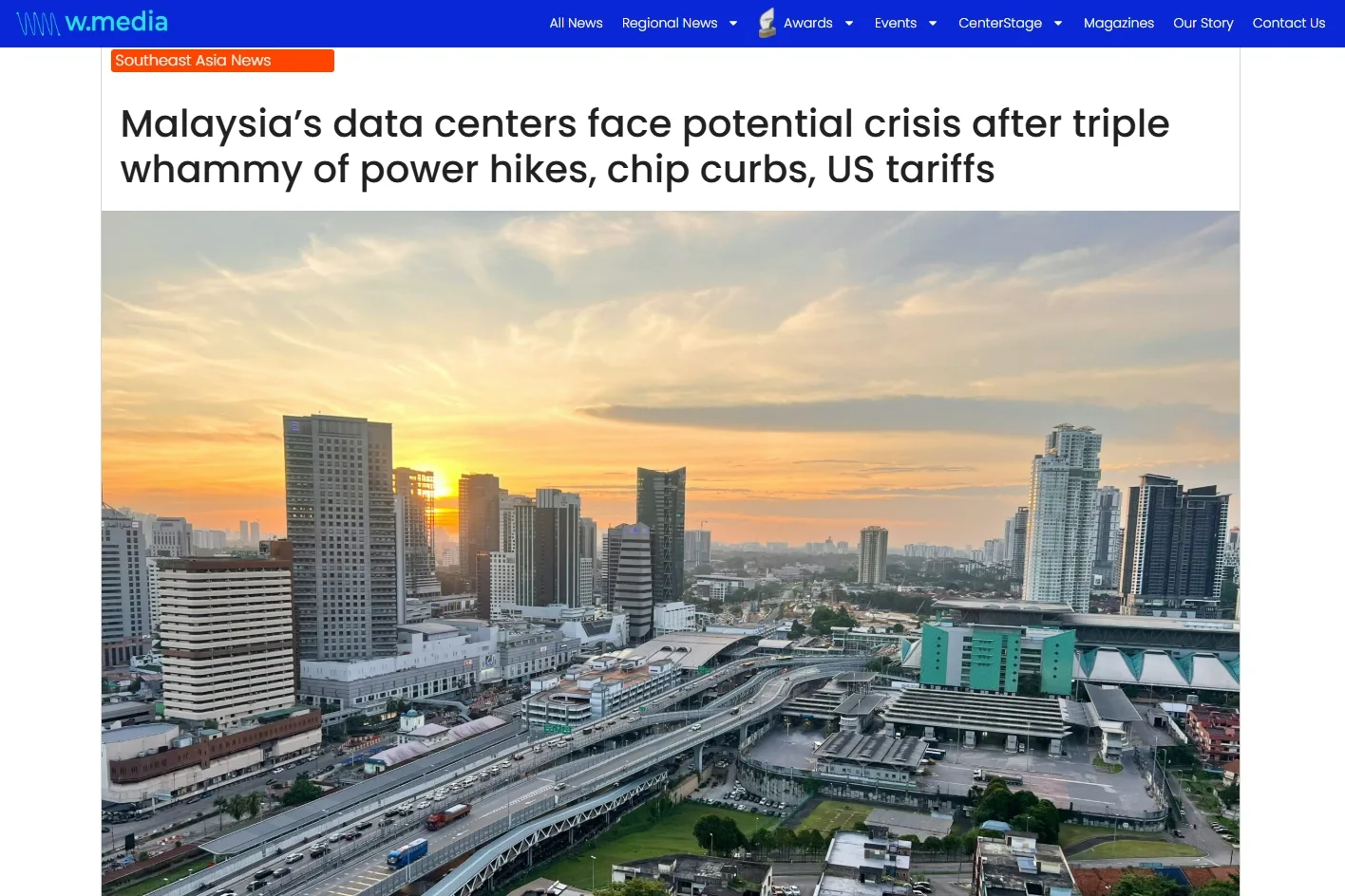 Malaysia’s data centers face potential crisis after triple whammy of power hikes, chip curbs, US tariffs