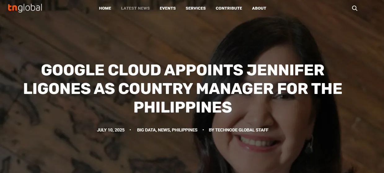 Google Cloud appoints Jennifer Ligones as Country Manager for the Philippines