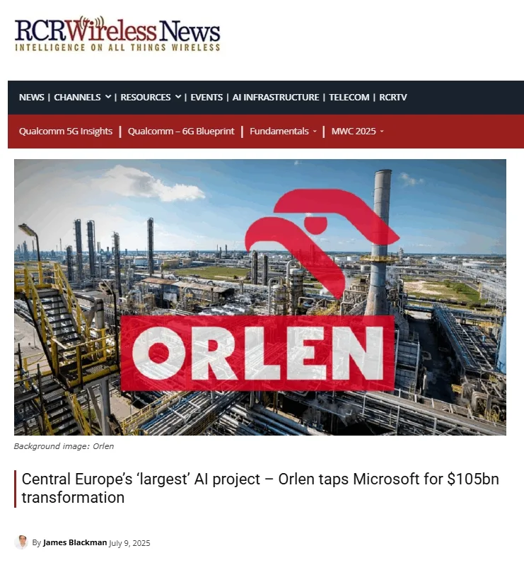 Central Europe’s ‘largest’ AI project – Orlen taps Microsoft for $105bn transformation