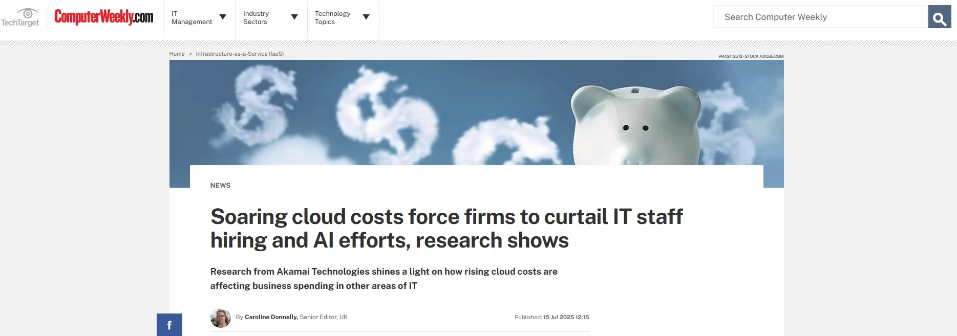 Soaring cloud costs force firms to curtail IT staff hiring and AI efforts, research shows