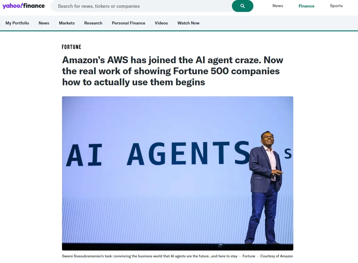 Amazon’s AWS has joined the AI agent craze. Now the real work of showing Fortune 500 companies how to actually use them begins