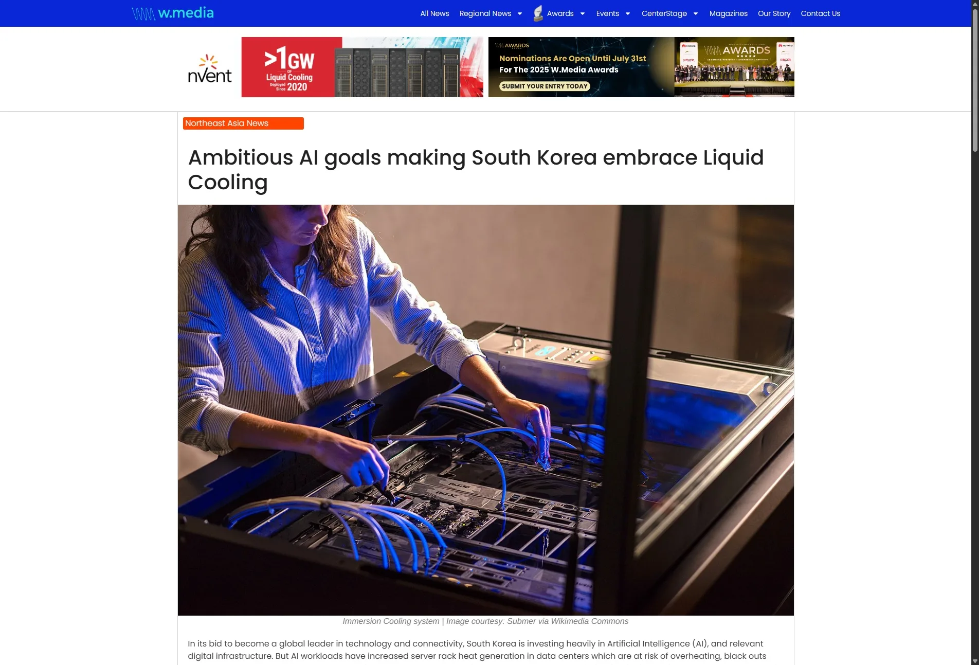 Ambitious AI goals making South Korea embrace Liquid Cooling