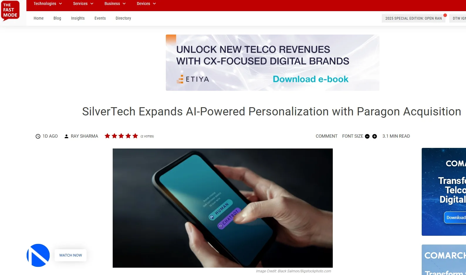 SilverTech Expands AI-Powered Personalization with Paragon Acquisition