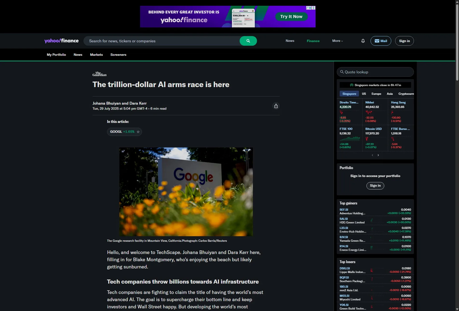 The trillion-dollar AI arms race is here