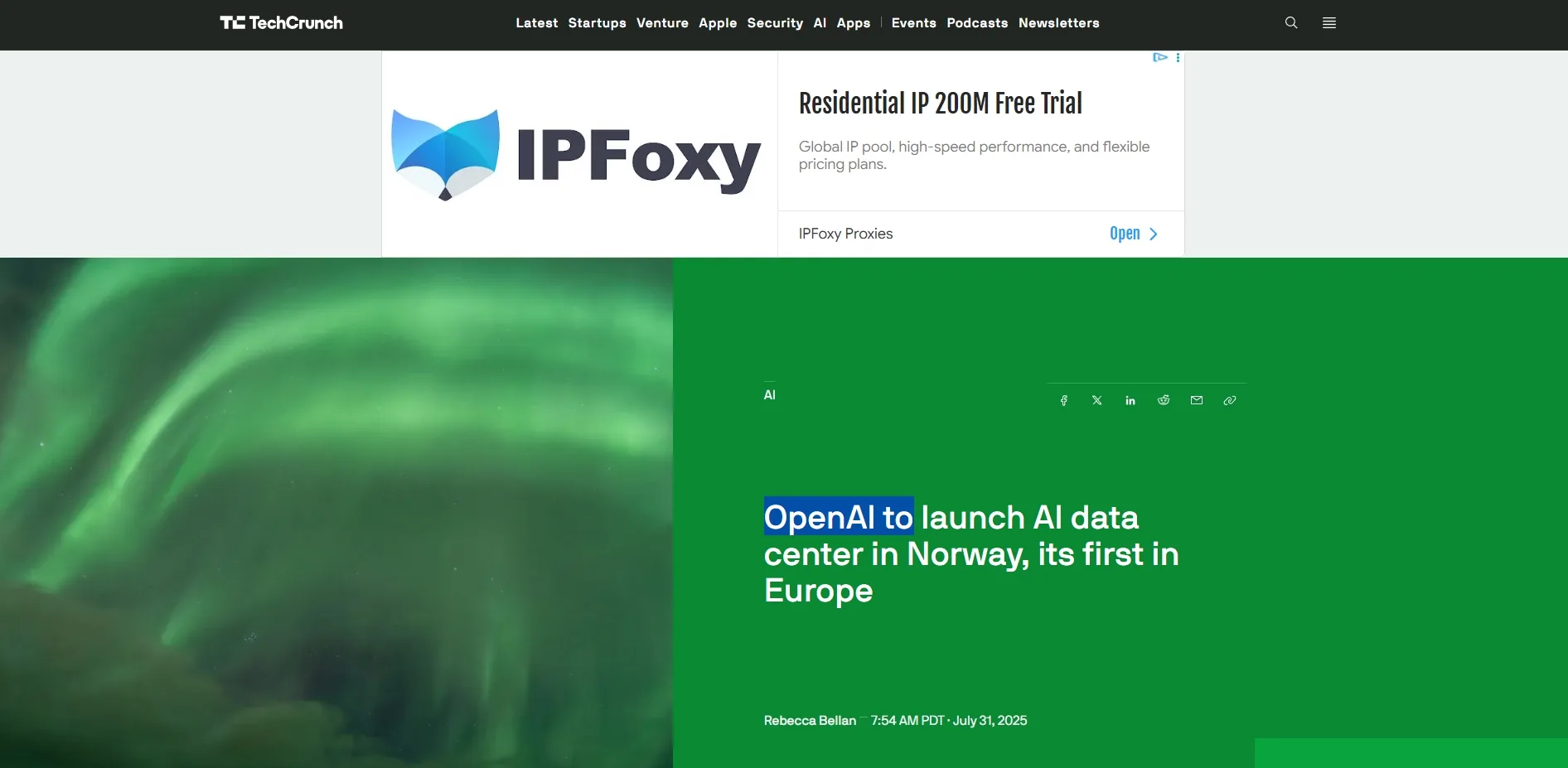 OpenAI to launch AI data center in Norway, its first in Europe