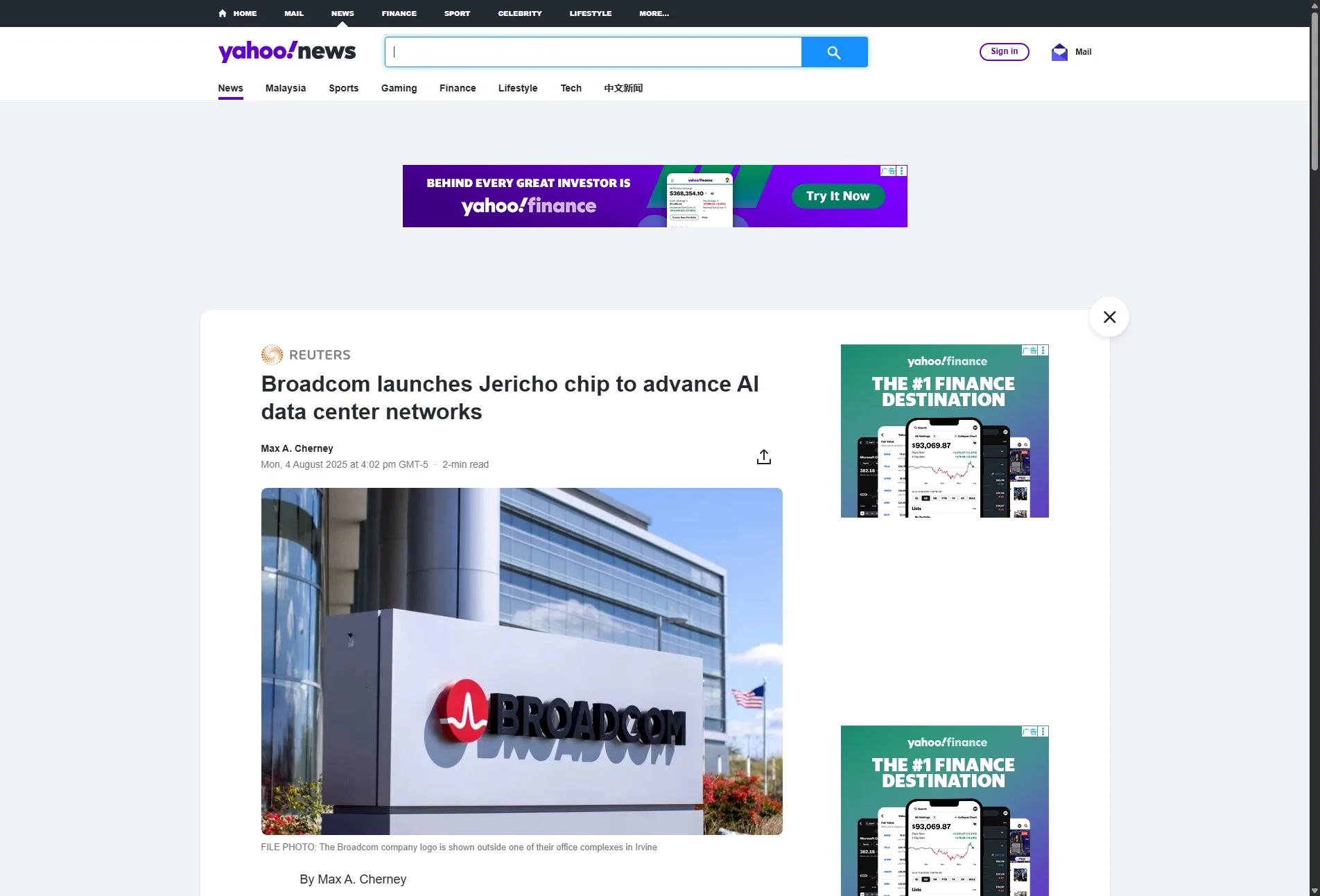 Broadcom launches Jericho chip to advance AI data center networks