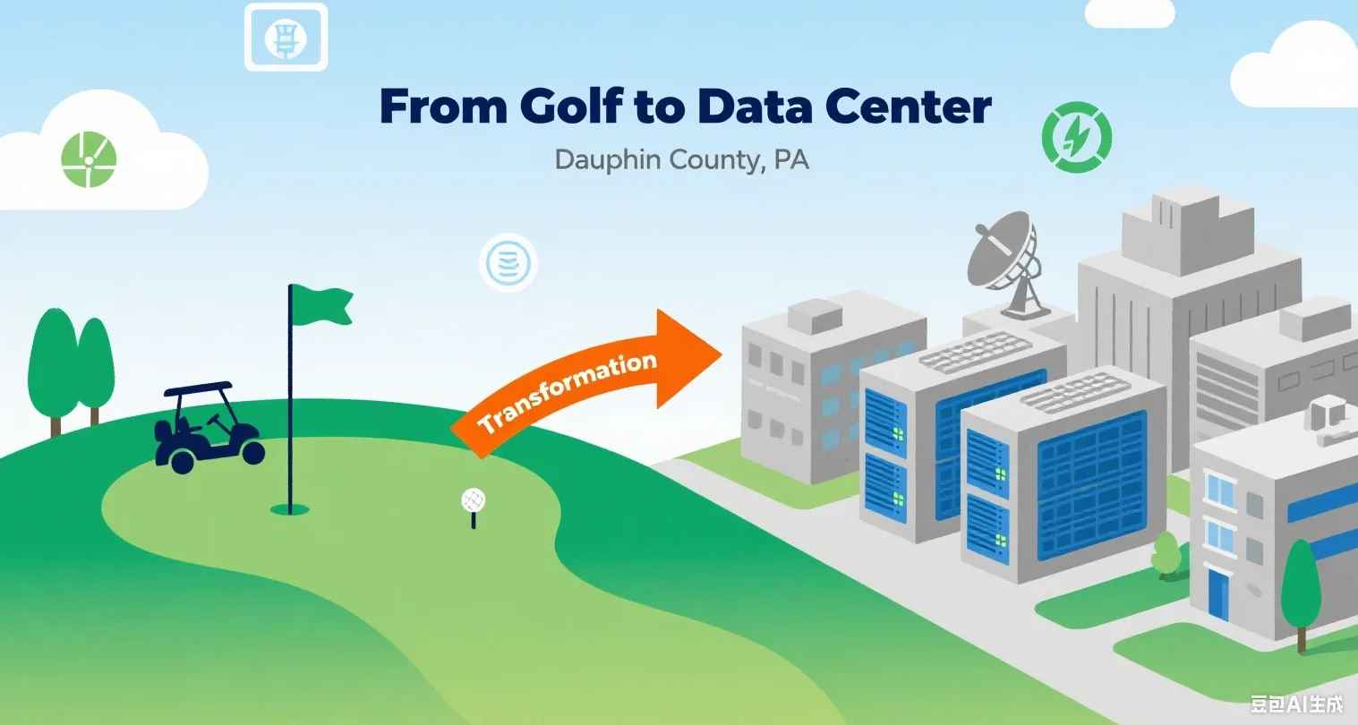 Golf course set to become data center in Dauphin County, Pennsylvania