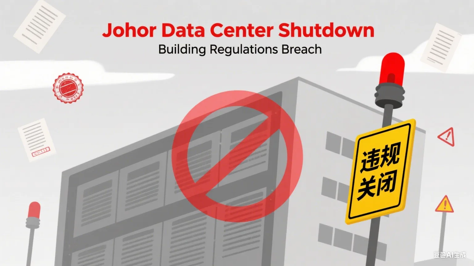 Data center project in Johor, Malaysia, shut down for breaching building regulations