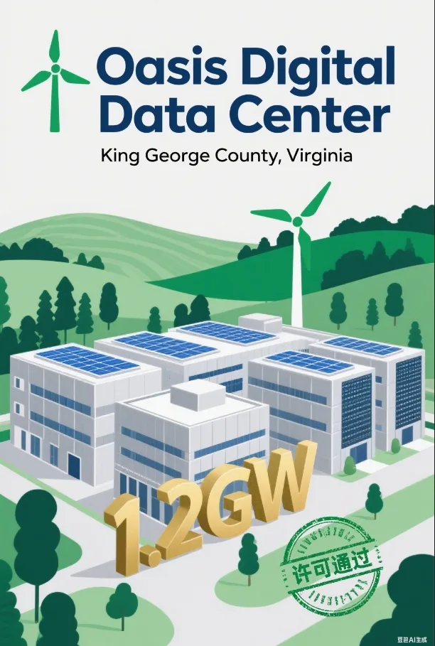 Oasis Digital Properties gets greenlight for 1.2GW data center in King George County, Virginia