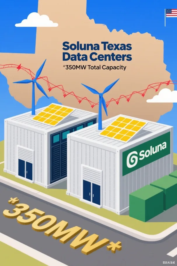 Soluna to develop two new data centers in Texas with a combined capacity of 350MW