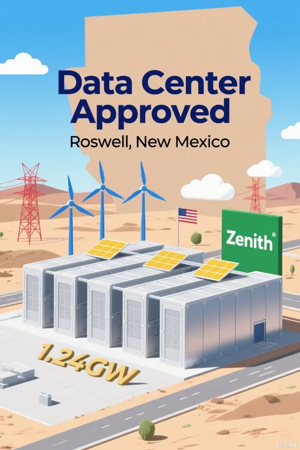 Zenith obtains planning approval for 1.24GW data center project in Roswell, New Mexico