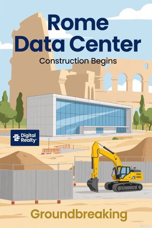 Digital Realty breaks ground on Rome data center, Italy
