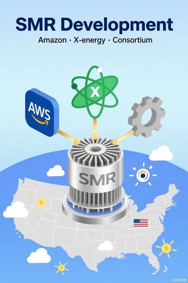 Amazon, X-energy partner with South Korean consortium to advance SMR development across US