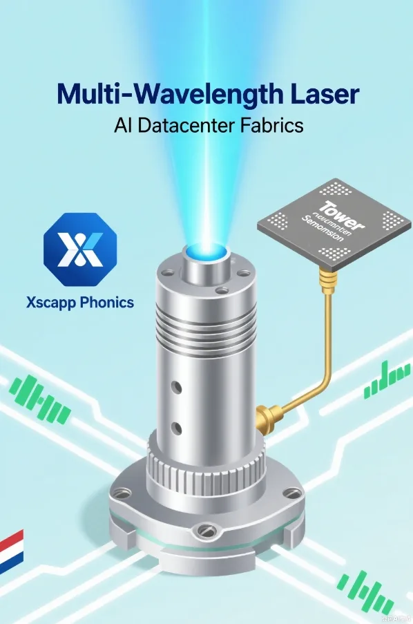 Xscape Photonics, Tower Semiconductor Launch Multi-Wavelength Laser for AI Datacenter Fabrics