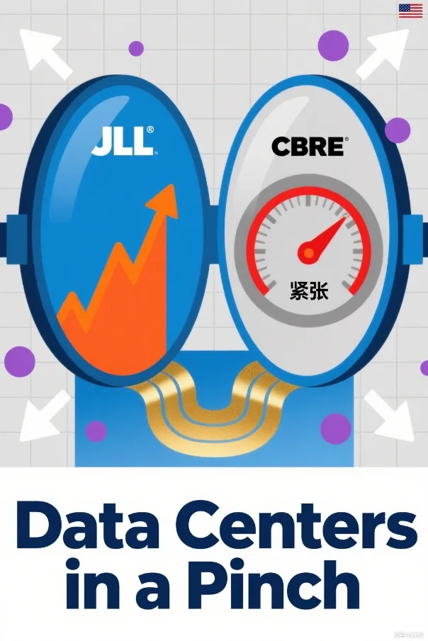 Two Lenses on One Market: JLL and CBRE Show Data Centers in a Pinch