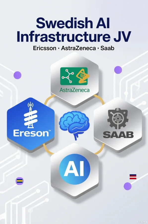 Ericsson joins AstraZeneca, Saab in Swedish AI infrastructure JV