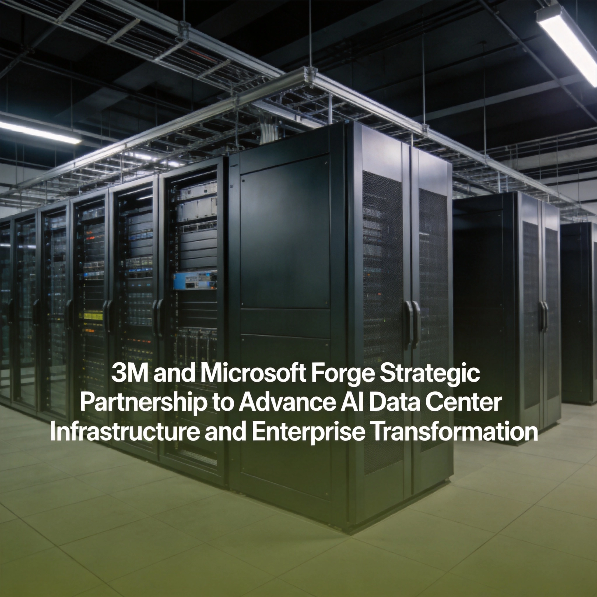 3M and Microsoft Forge Strategic Partnership to Advance AI Data Center Infrastructure and Enterprise Transformation