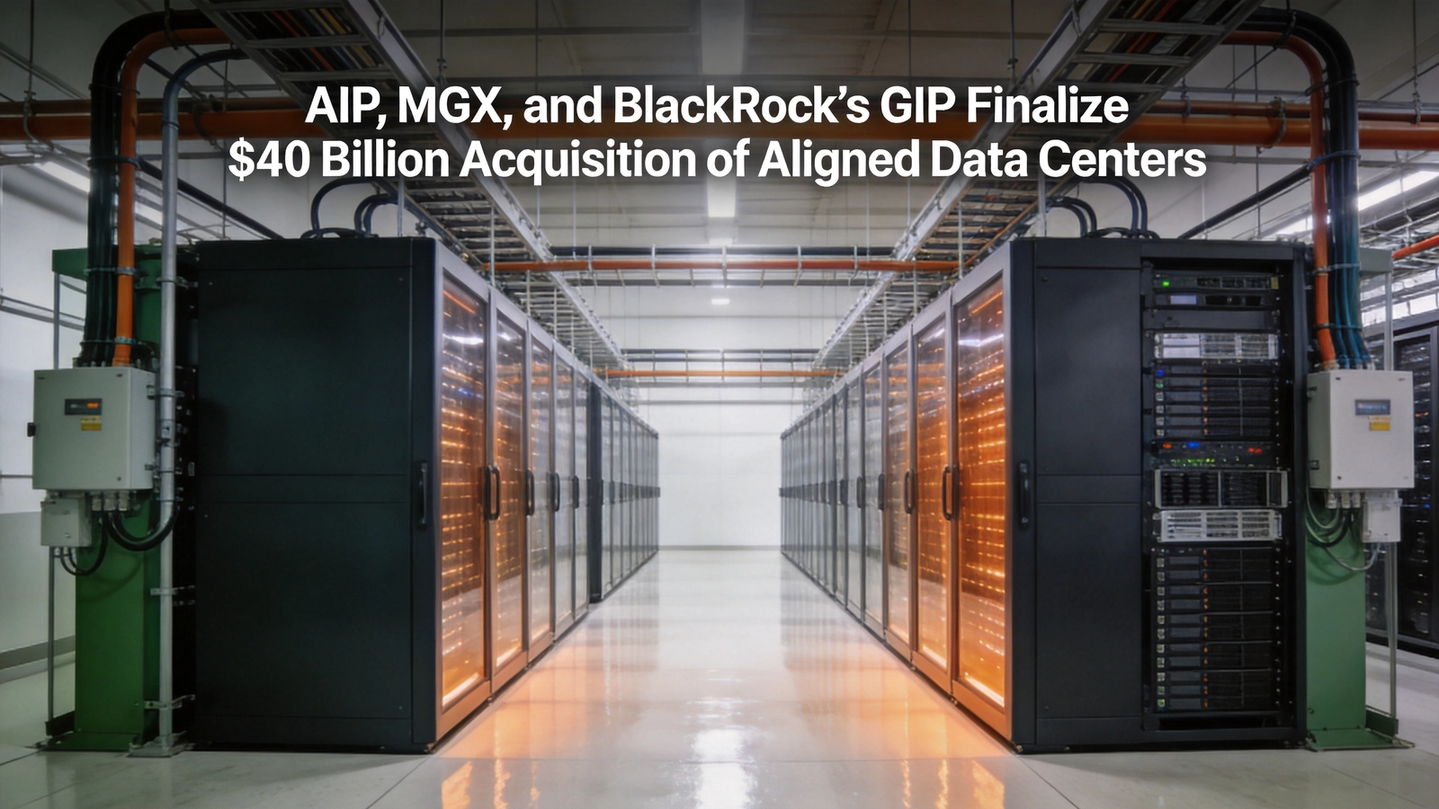 AIP, MGX, and BlackRock’s GIP Finalize $40 Billion Acquisition of Aligned Data Centers
