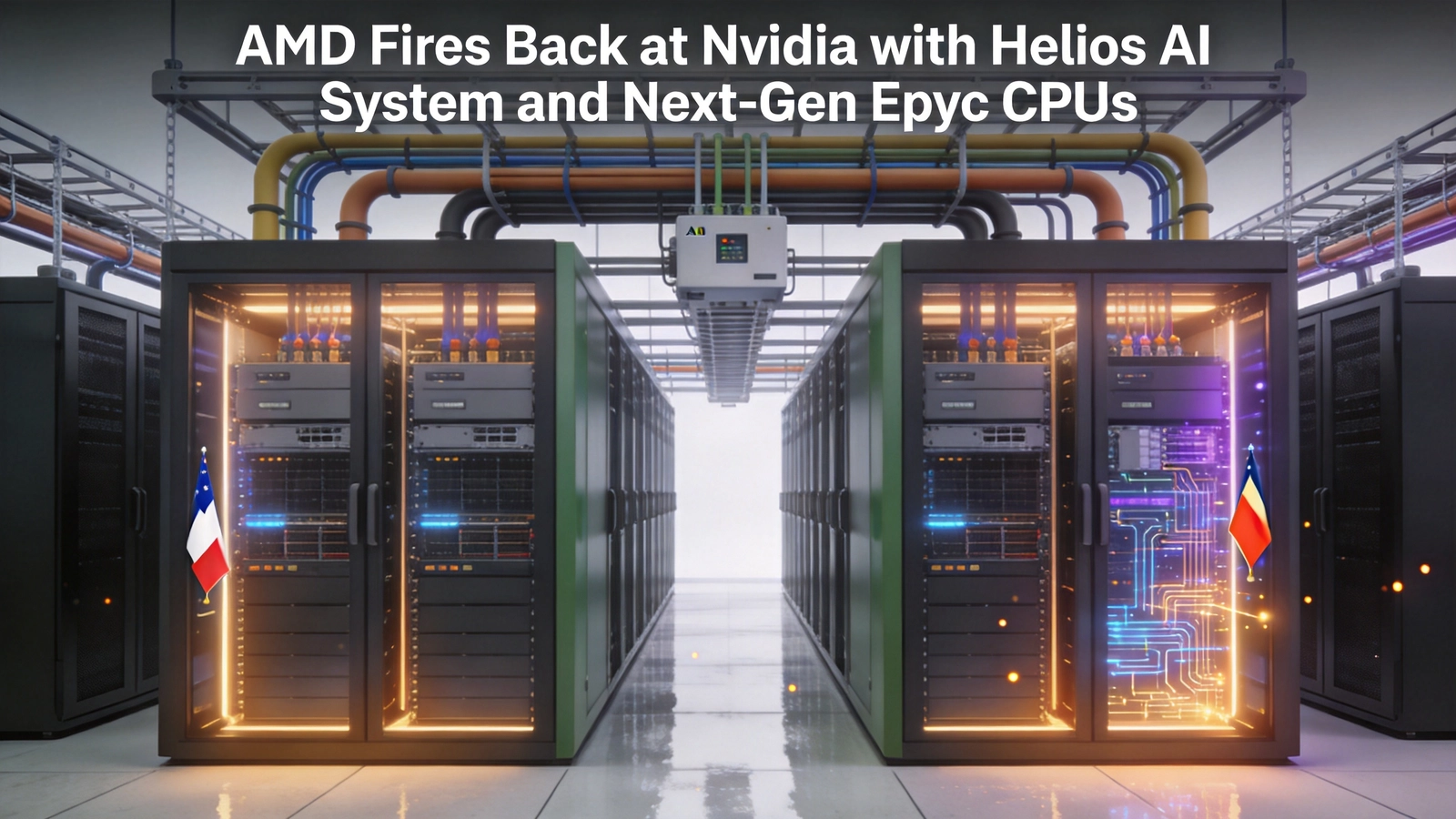 AMD Fires Back at Nvidia with Helios AI System and Next-Gen Epyc CPUs