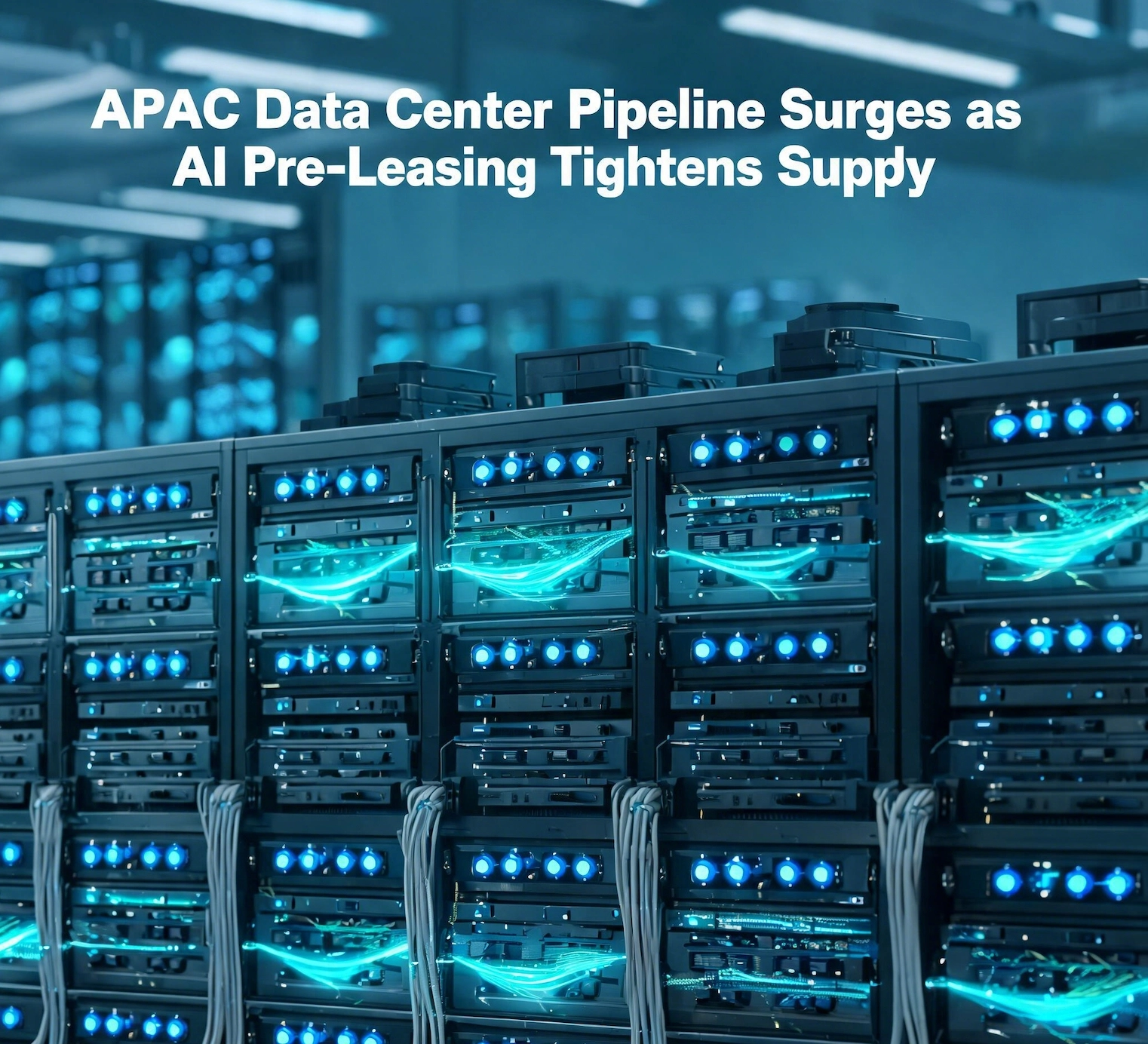 APAC Data Center Pipeline Hits Record 26.5 GW as AI Pre-Leasing Tightens Supply