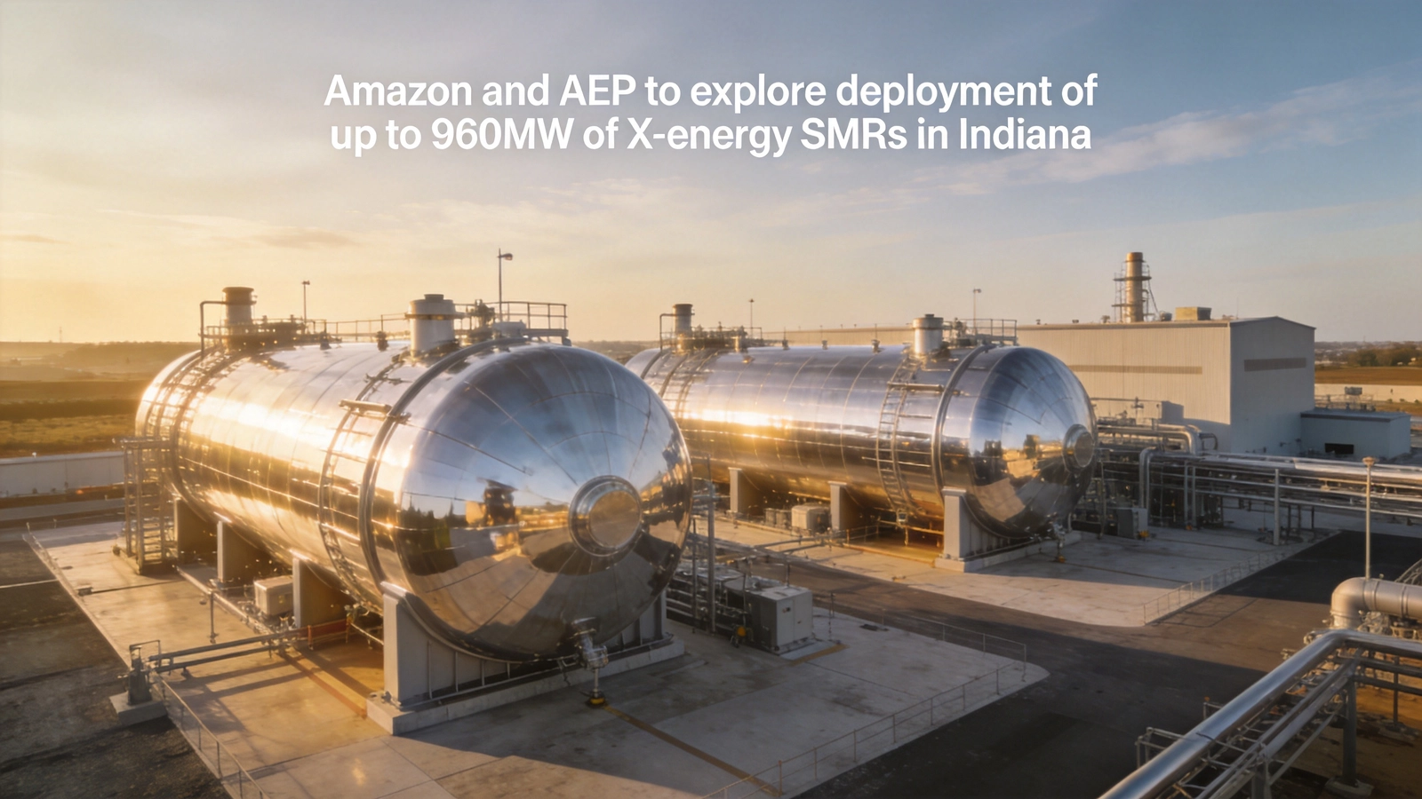 Amazon and AEP to Explore Deployment of Up to 960MW of X-energy SMRs in Indiana
