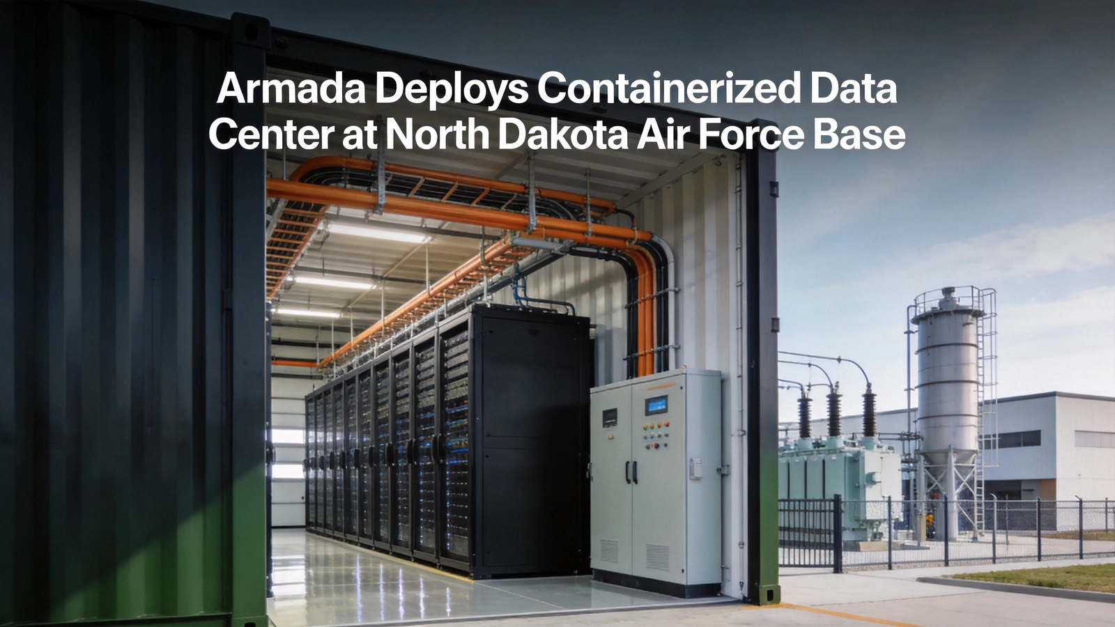 Armada Deploys Containerized Data Center at North Dakota Air Force Base