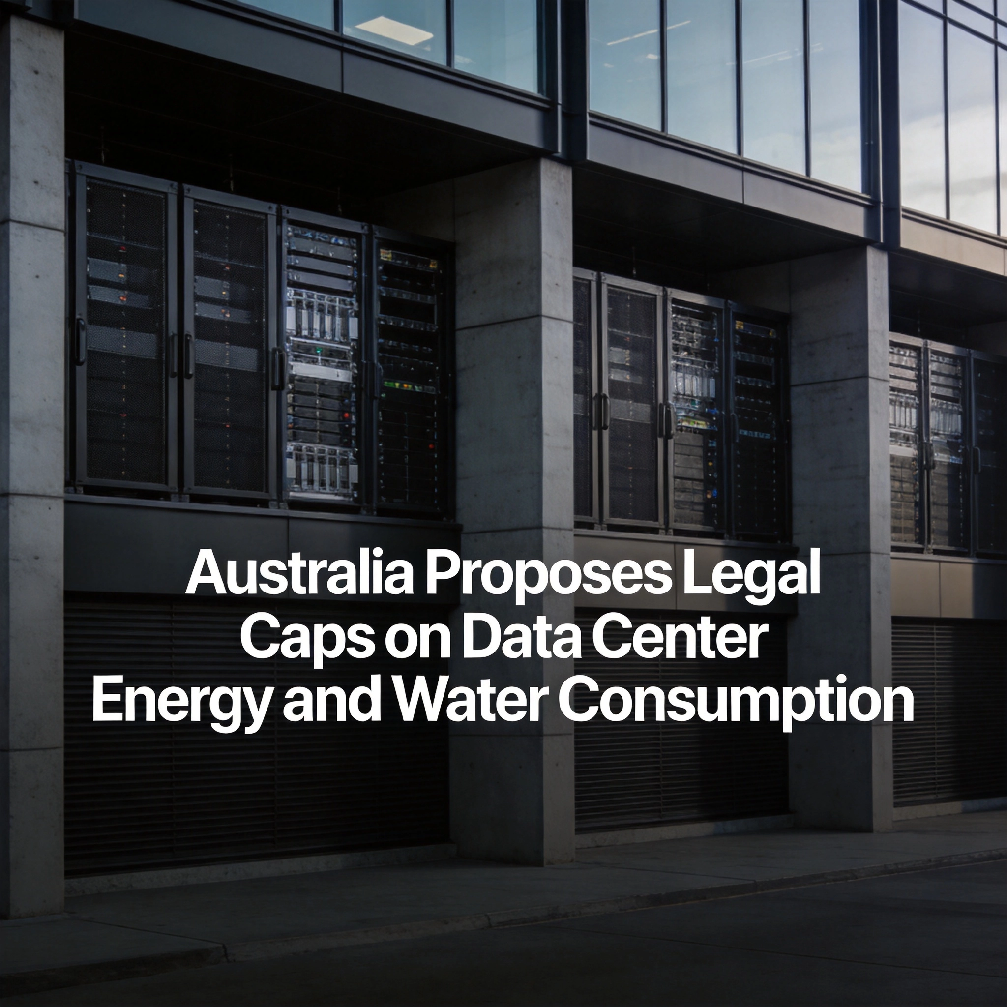 Australia Proposes Legal Caps on Data Center Energy and Water Consumption