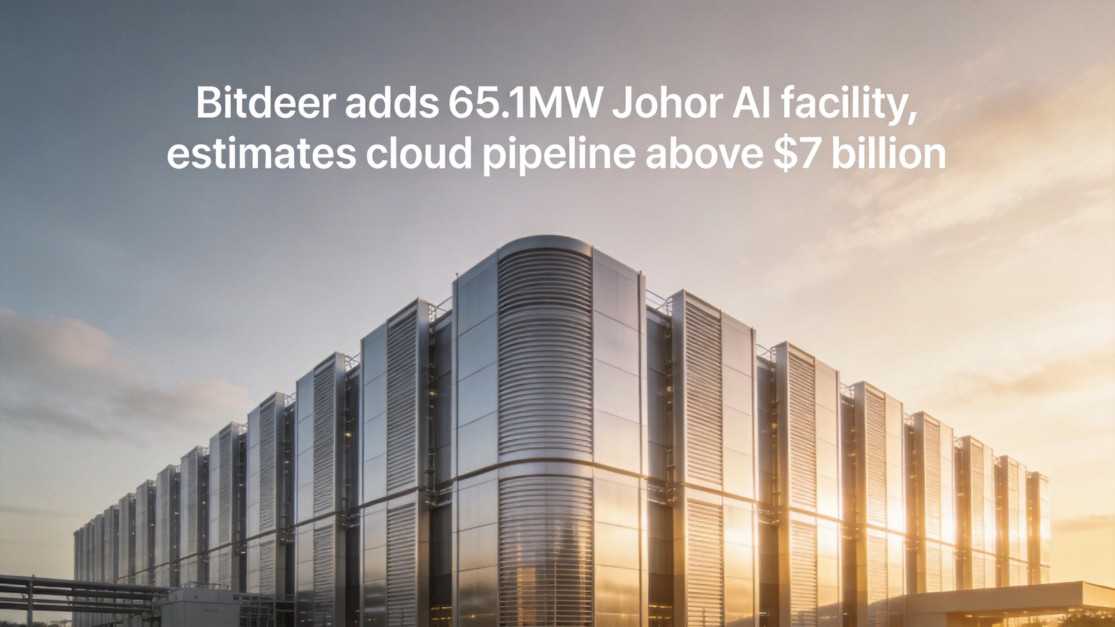 Bitdeer Signs 10-Year Deal for 65.1MW Johor AI Cloud Facility, Secured Capacity Reaches 206.5MW