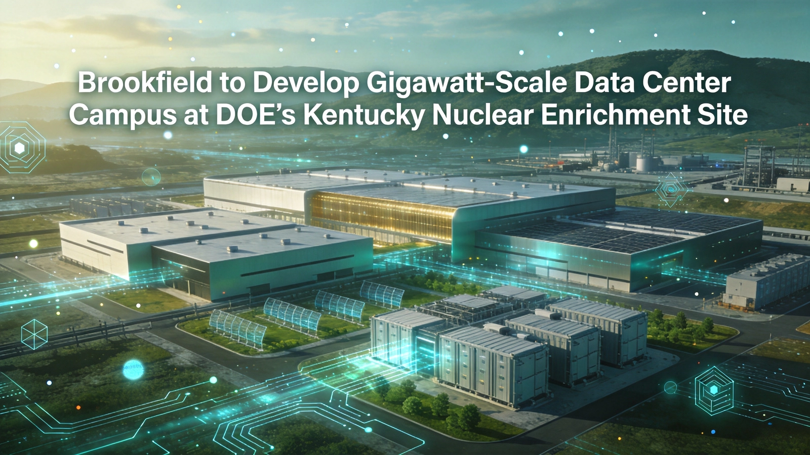 Brookfield to Develop Gigawatt-Scale Data Center Campus at DOE’s Kentucky Nuclear Enrichment Site