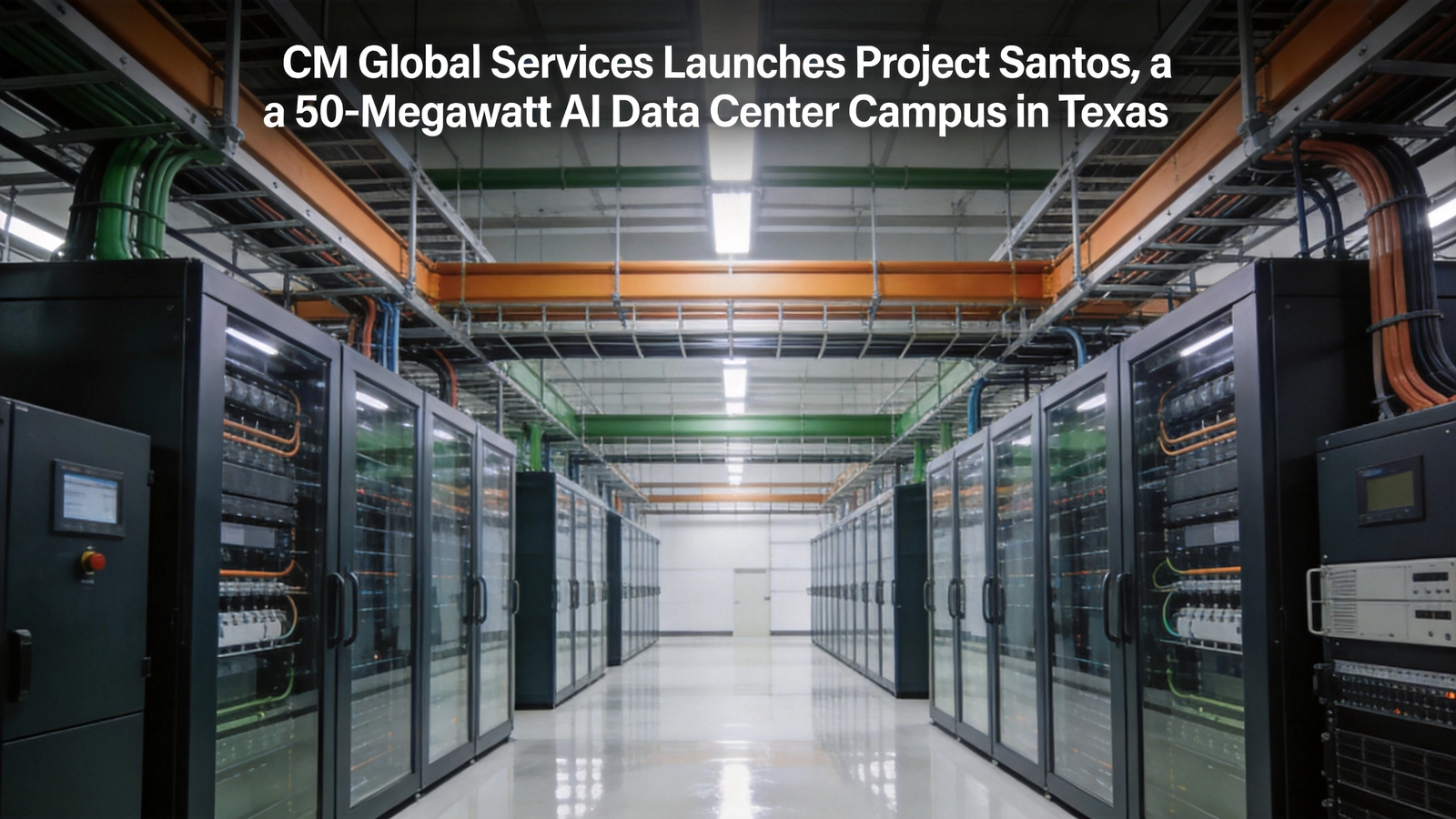CM Global Services Launches Project Santos, a 50-Megawatt AI Data Center Campus in Texas