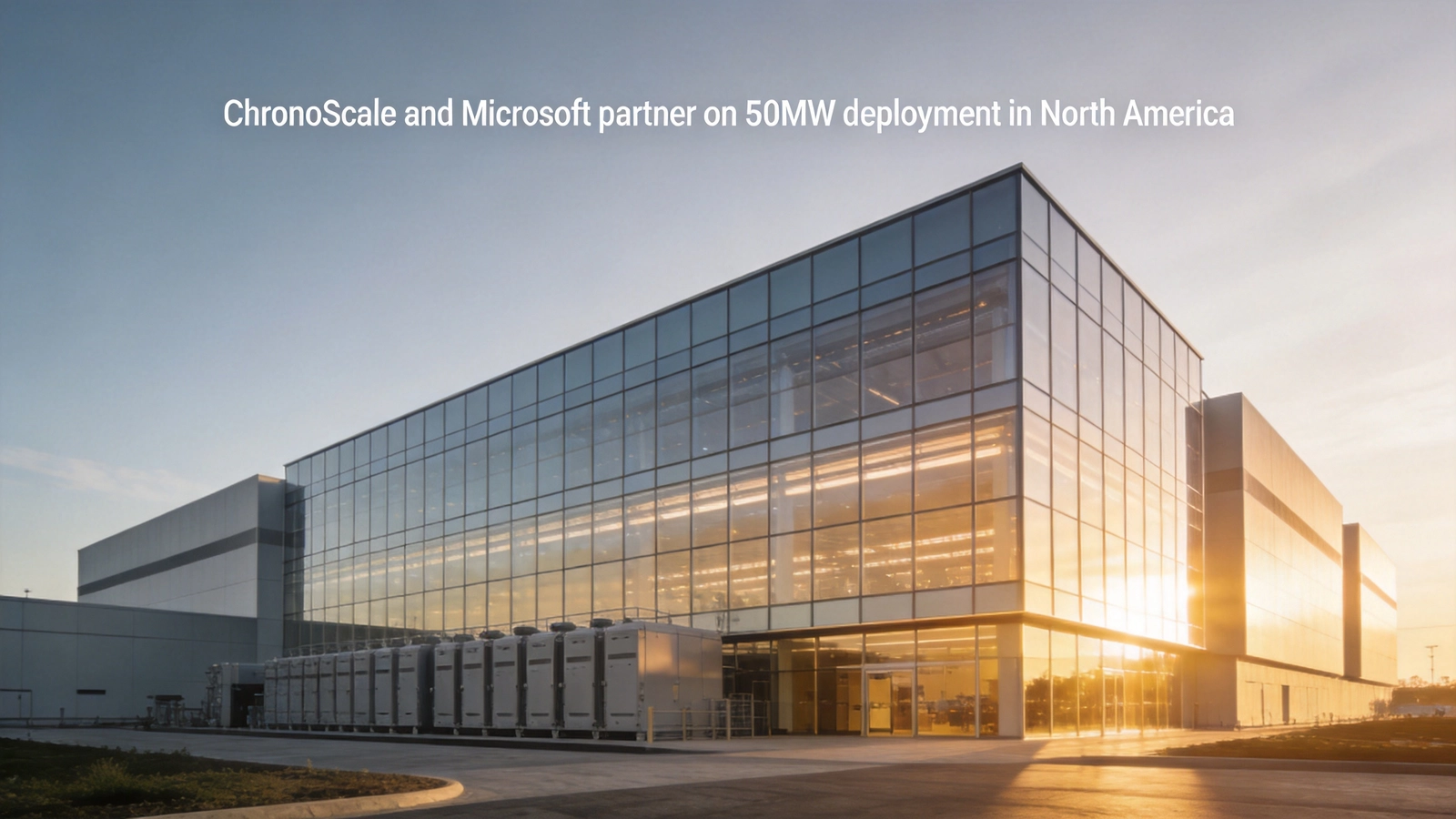 ChronoScale and Microsoft Partner on 50MW AI Deployment in North America