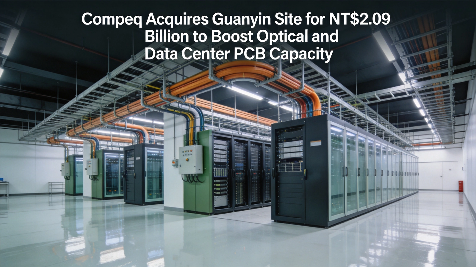 Compeq Acquires Guanyin Site for NT$2.09 Billion to Boost Optical and Data Center PCB Capacity
