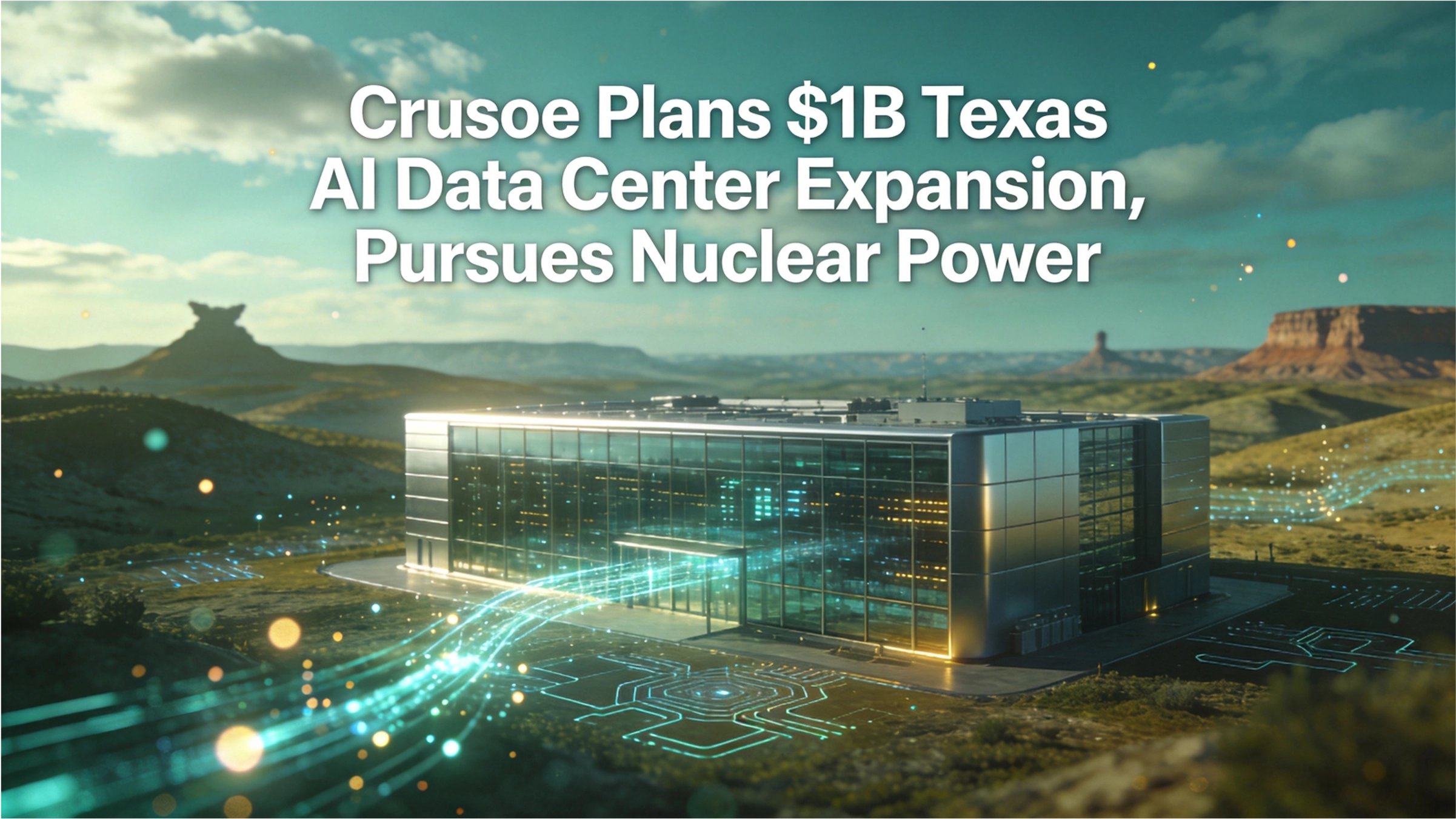 Crusoe Plans $1B Texas AI Data Center Expansion, Pursues Nuclear Power