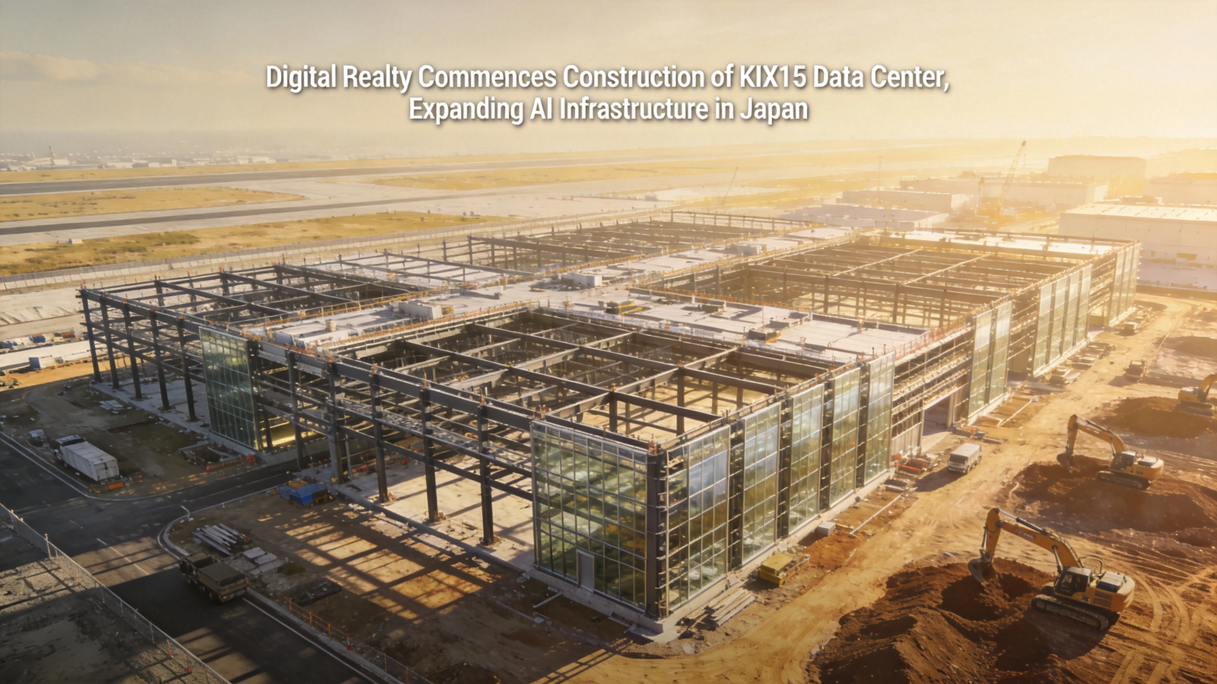 Digital Realty Begins Construction of 24 MW KIX15 Data Center in Osaka to Expand AI Infrastructure in Japan