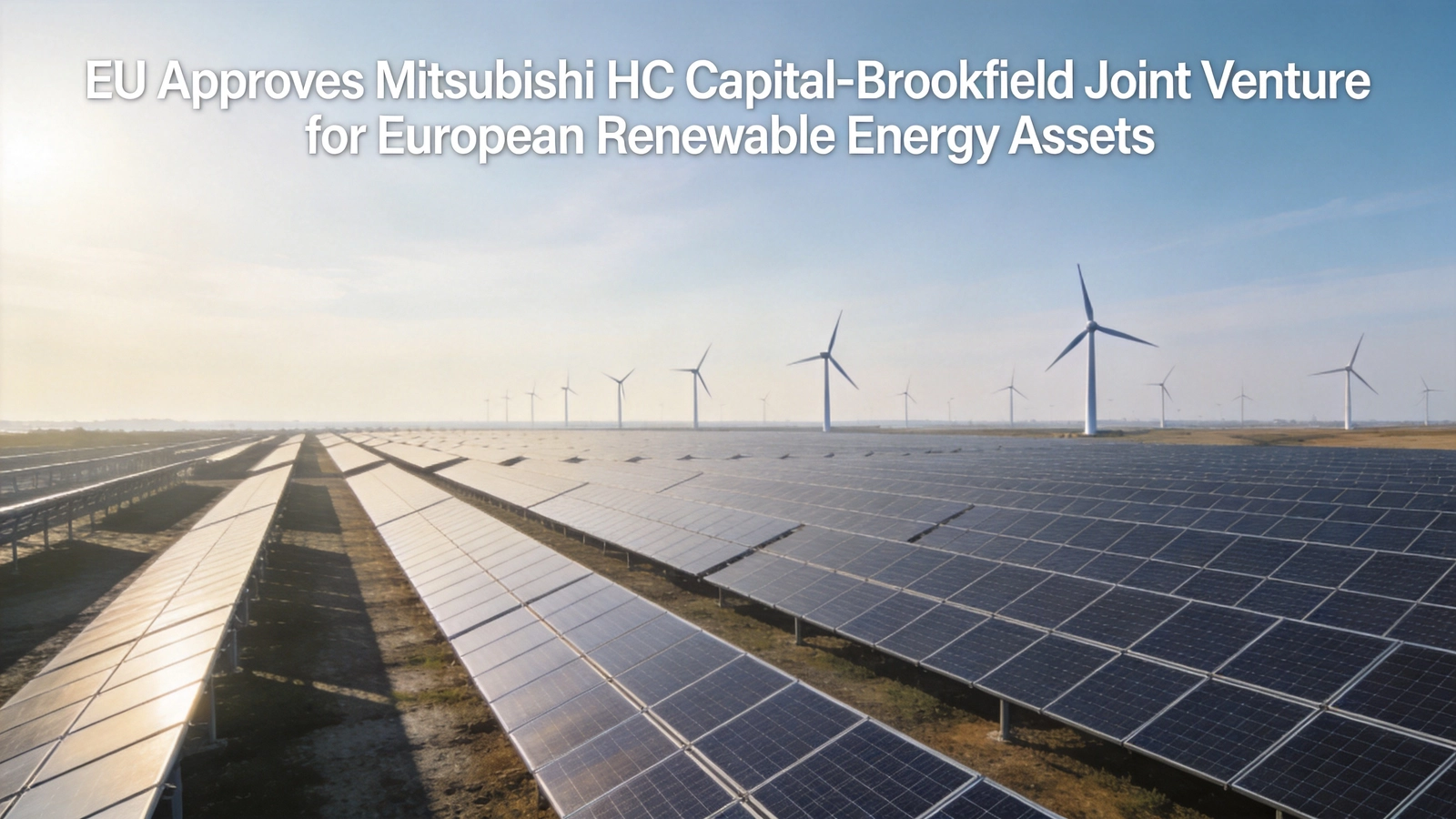 EU Approves Mitsubishi HC Capital-Brookfield Joint Venture for European Renewable Energy Assets