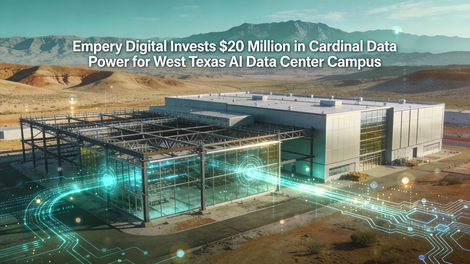 Empery Digital Invests $20 Million in Cardinal Data Power for West Texas AI Data Center Campus
