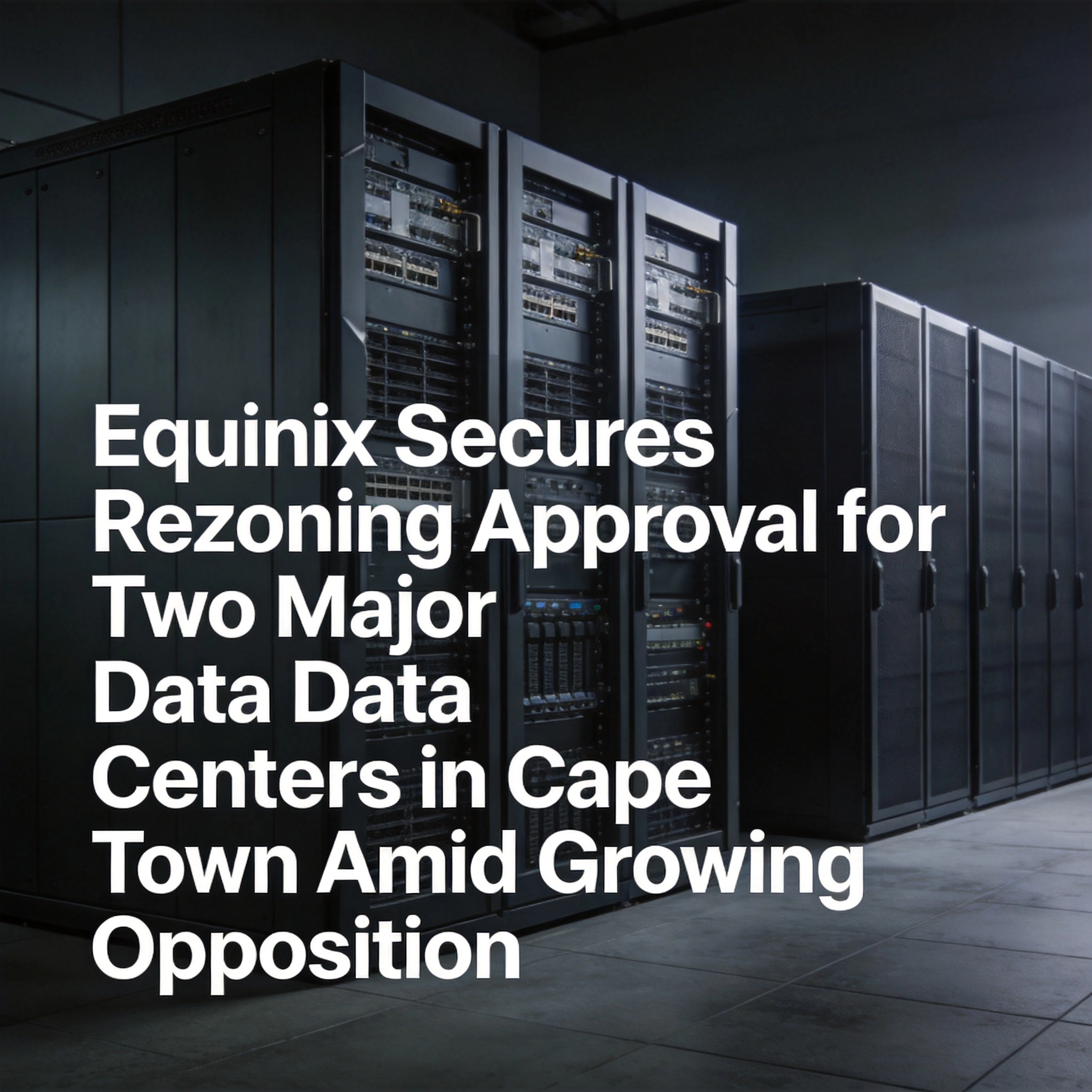 Equinix Secures Rezoning Approval for Two Major Data Centers in Cape Town Amid Growing Opposition