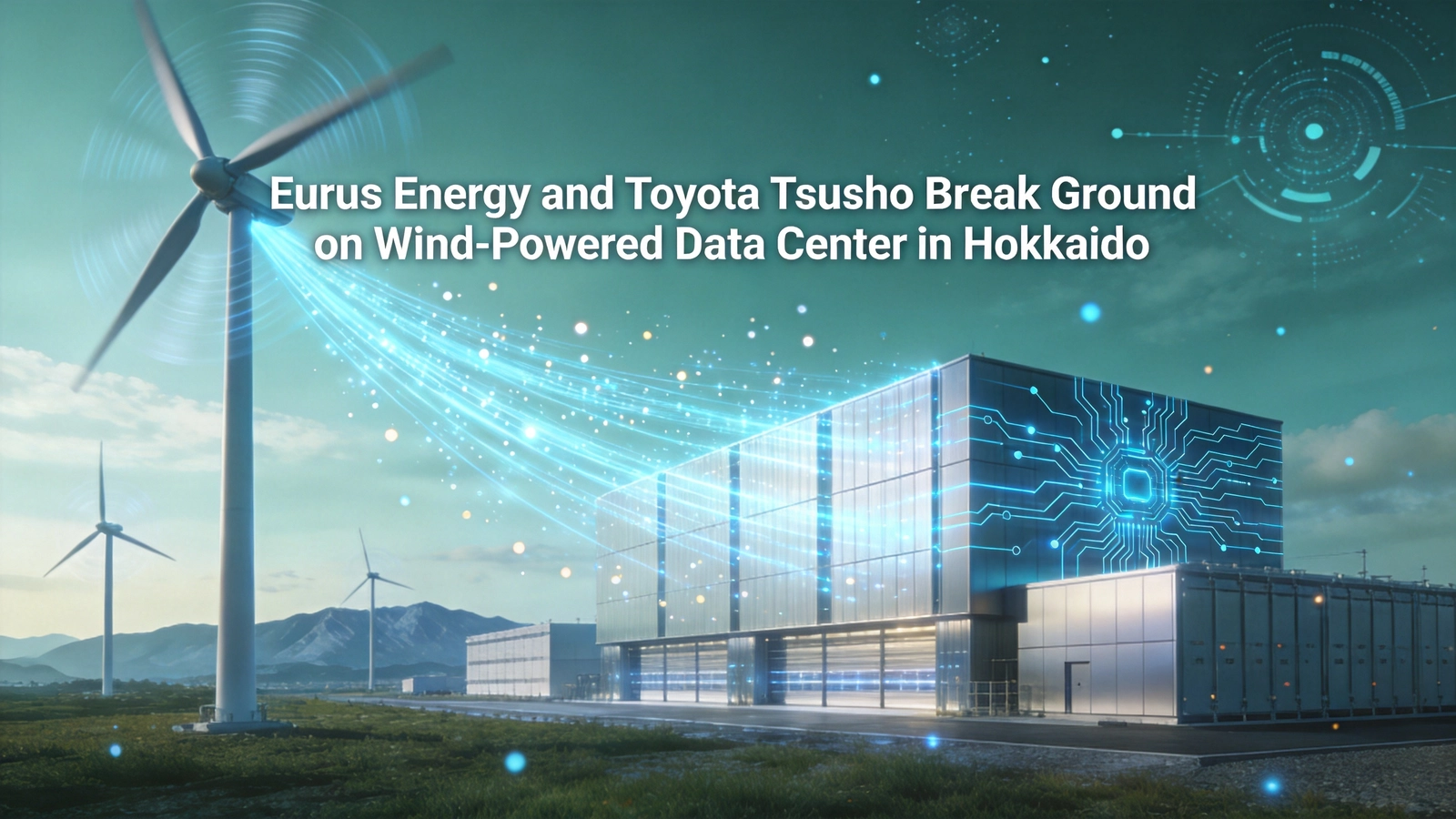 Eurus Energy and Toyota Tsusho Break Ground on Wind-Powered Data Center in Hokkaido