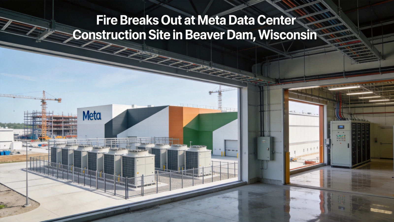 Fire Breaks Out at Meta Data Center Construction Site in Beaver Dam, Wisconsin