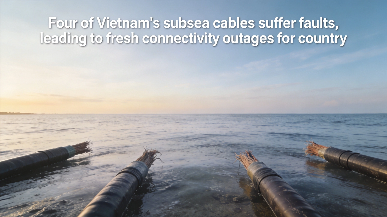 Four of Vietnam’s subsea cables hit by simultaneous faults, disrupting international internet traffic