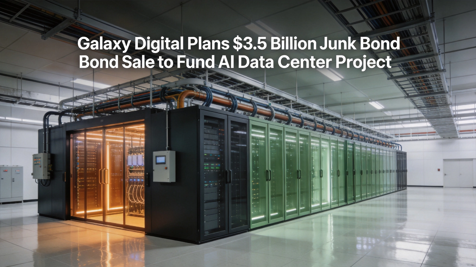 Galaxy Digital Plans $3.5 Billion Junk Bond Sale to Fund AI Data Center Project