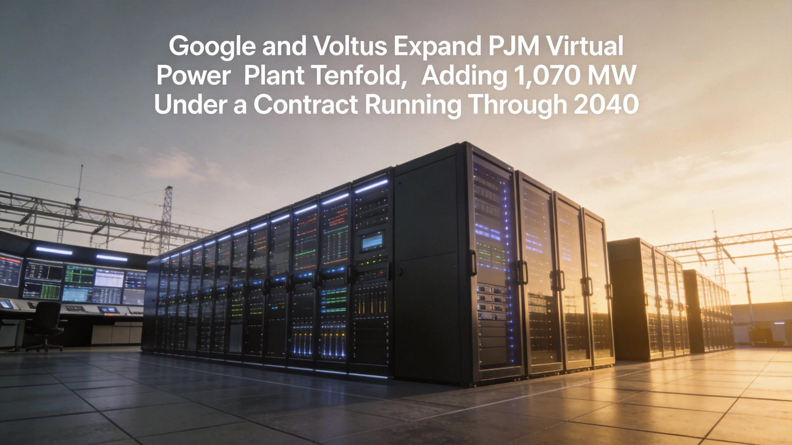 Google and Voltus Expand PJM Virtual Power Plant Tenfold to 1 GW Under Contract Through 2040