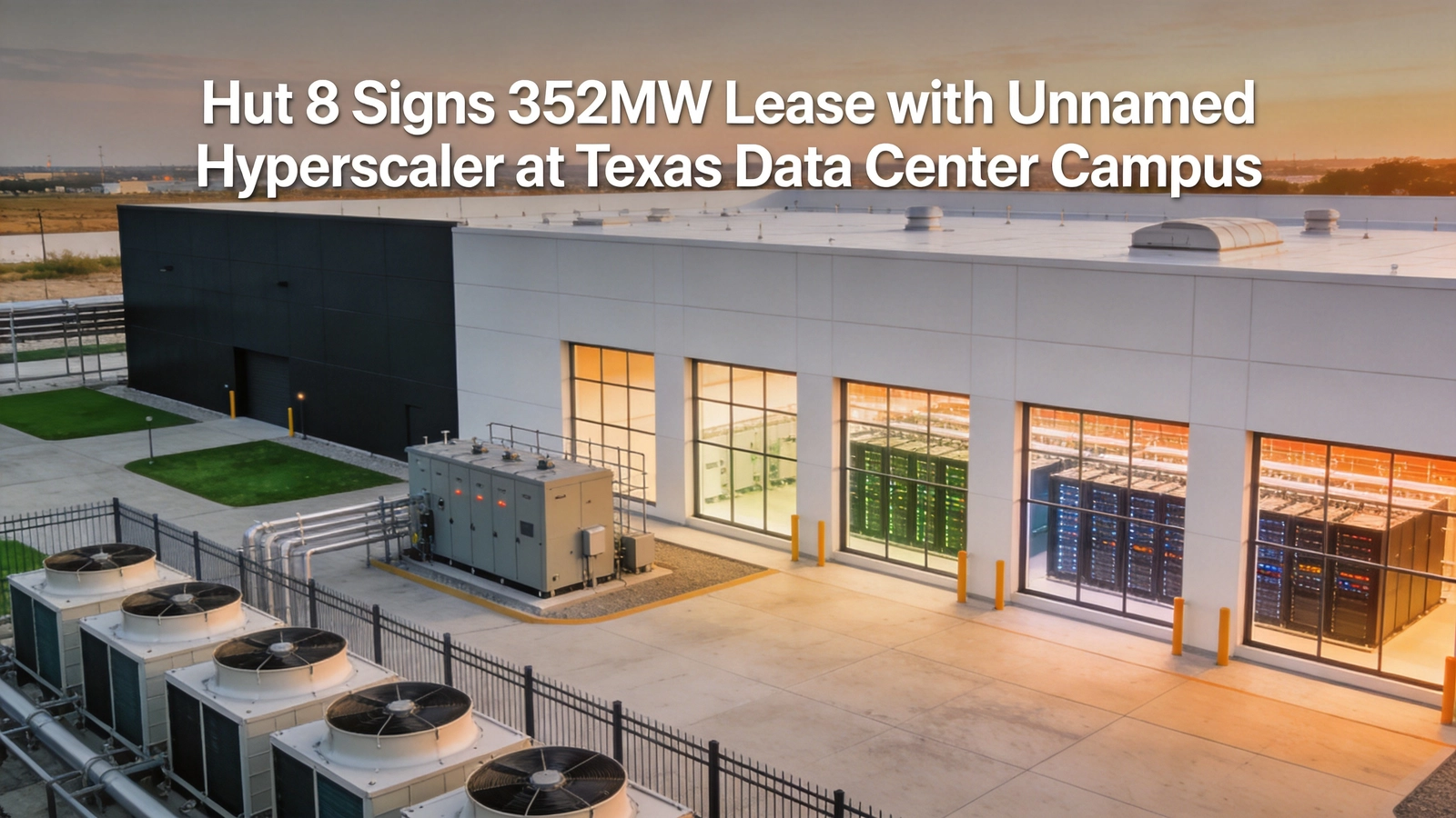 Hut 8 Signs 352MW Lease with Unnamed Hyperscaler at Texas Data Center Campus