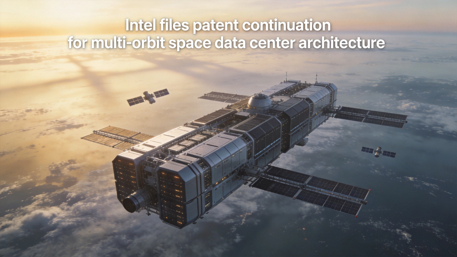 Intel files patent continuation for multi-orbit space data center architecture