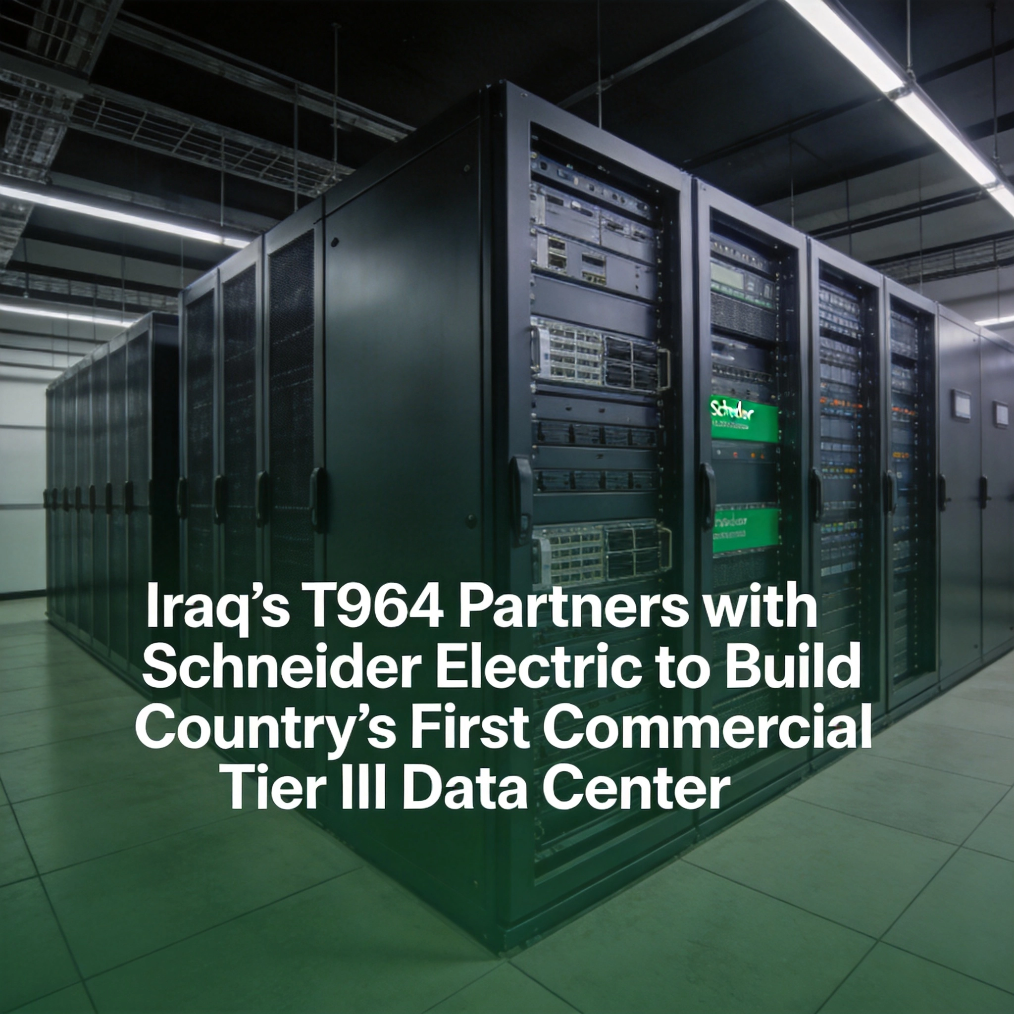 Iraq’s T964 Partners with Schneider Electric to Build Country’s First Commercial Tier III Data Center
